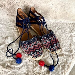✨Host Pick✨Aquazzura Raffia Espadrilles